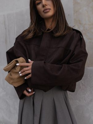 Striukė Cropped Suede