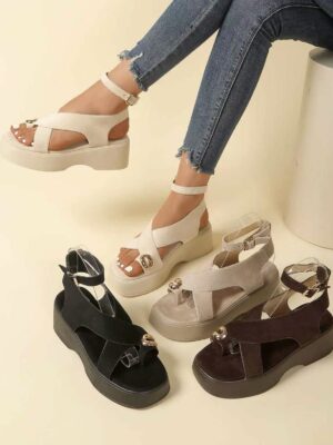 Basutės Cavola Platform Suede